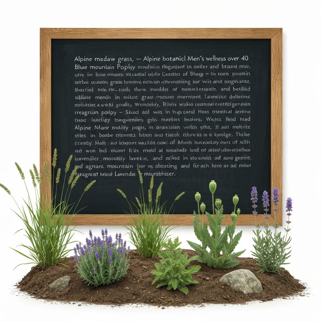 Plant nutrition for men's health